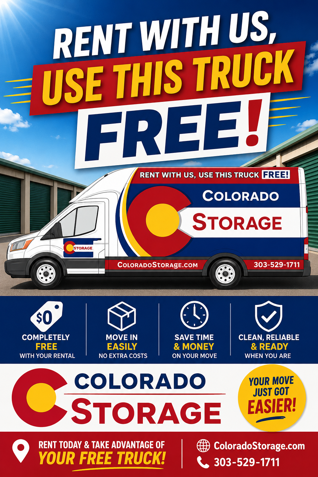 Truck Ad | Self Storage & Indoor Boat Parking in Northglenn, CO